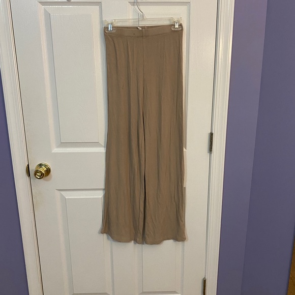 NWOT princess polly tan flared pants - Picture 1 of 2